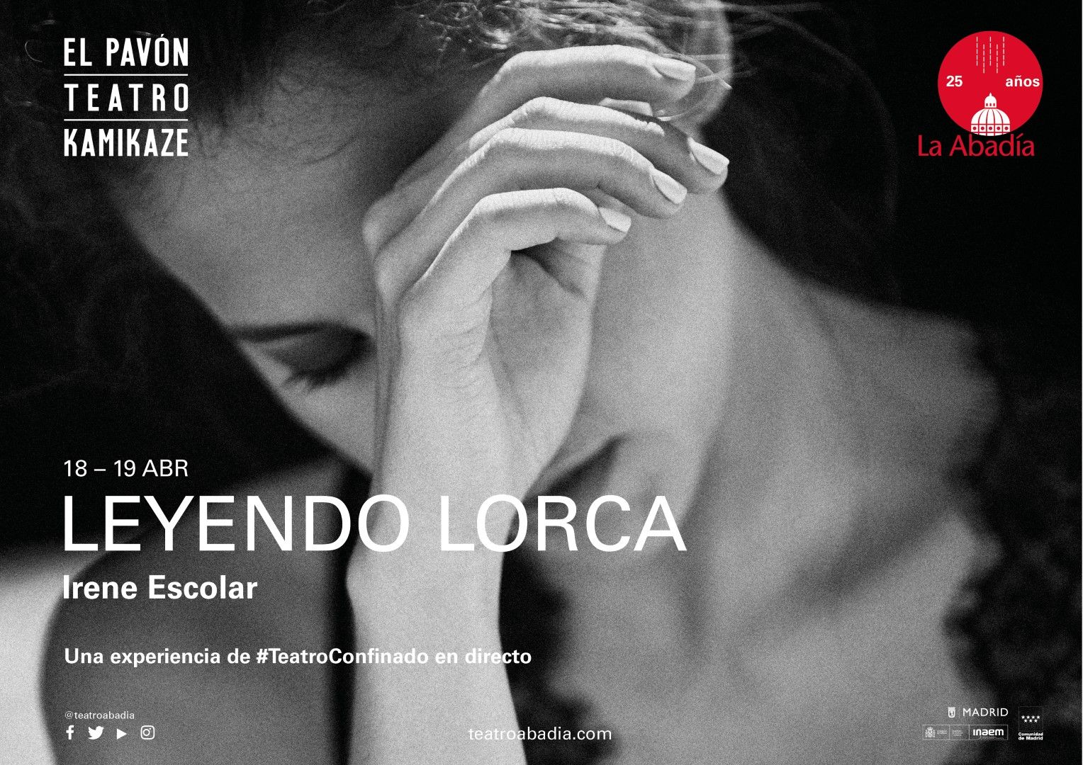 #TeatroConfinado con Luis Bermejo e Irene Escolar en Madrid
